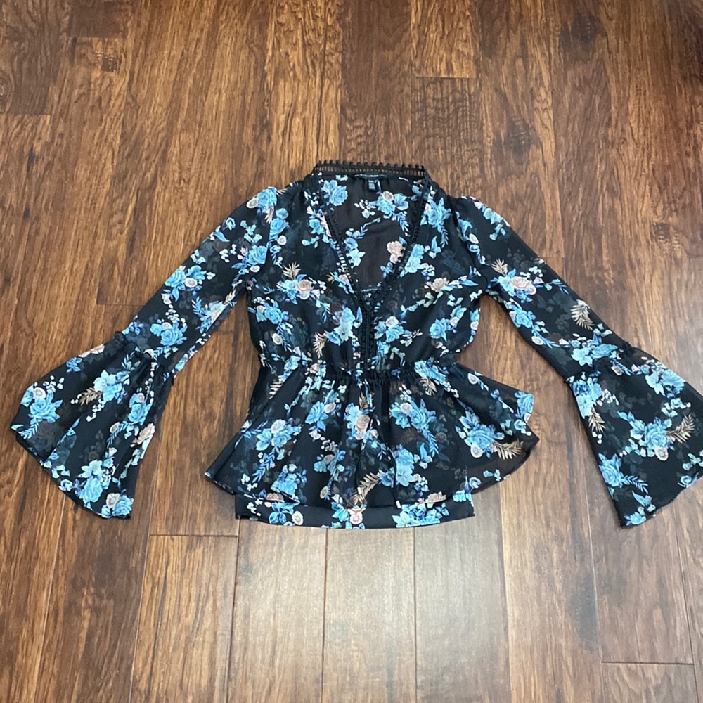 Beautiful Sheer BHWM Blouse
